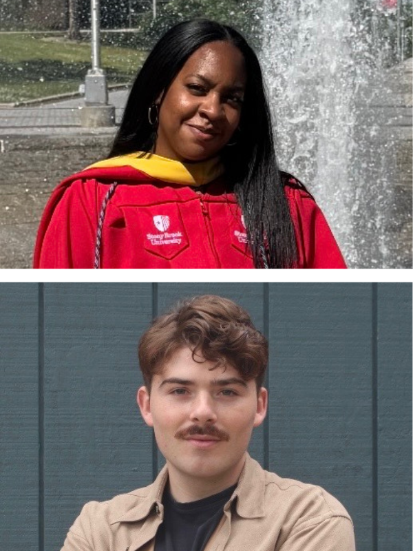 Two SSW graduates.